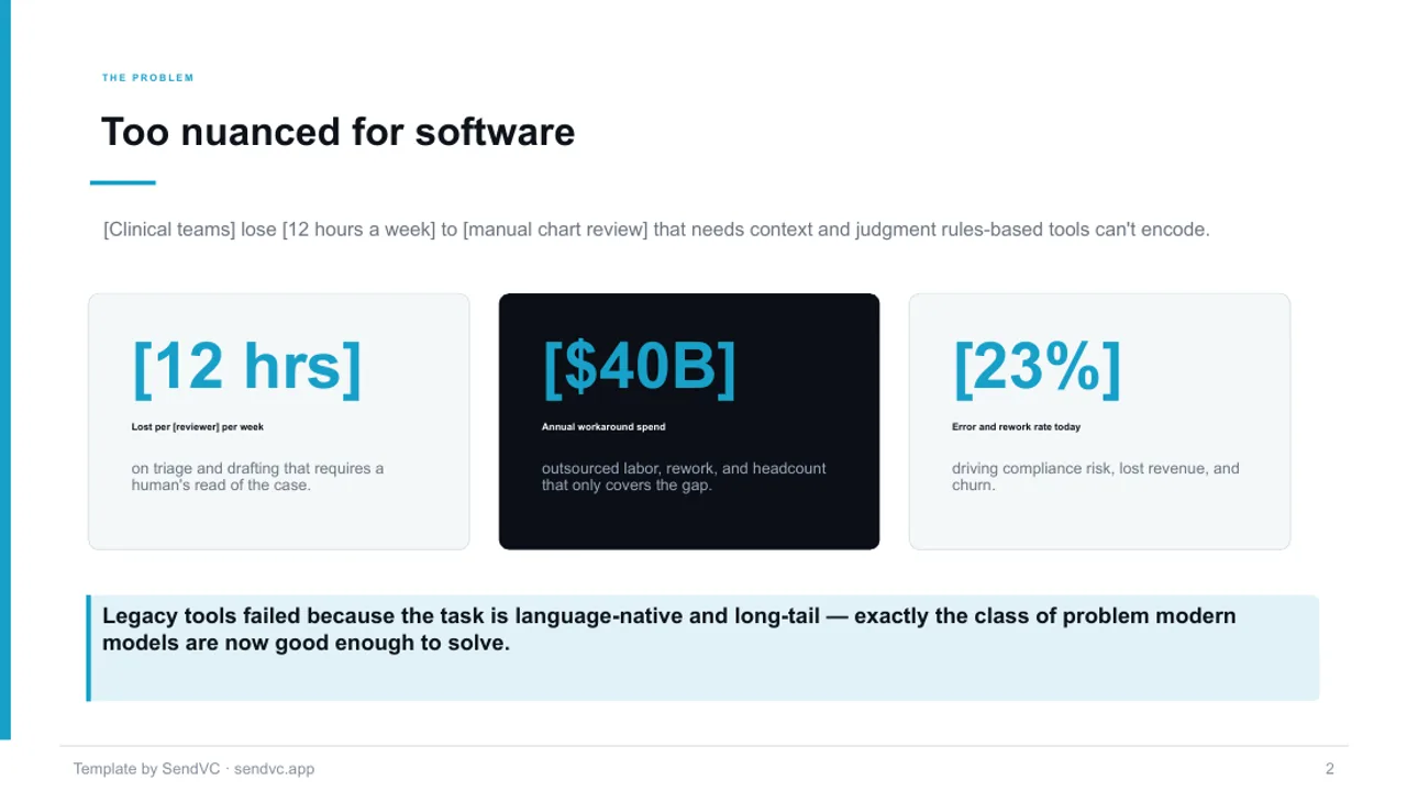 AI-Native — AI / Deeptech Pitch Deck Template — slide 2