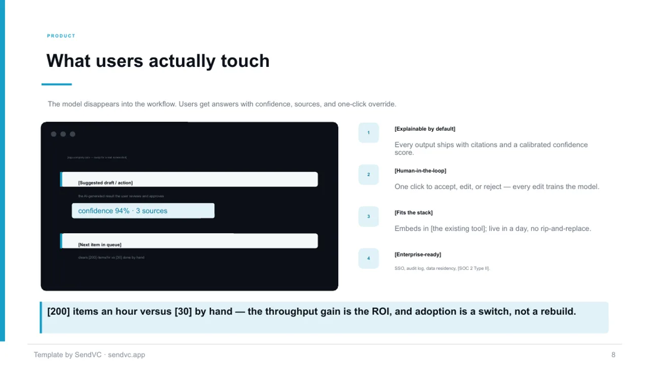 AI-Native — AI / Deeptech Pitch Deck Template — slide 8