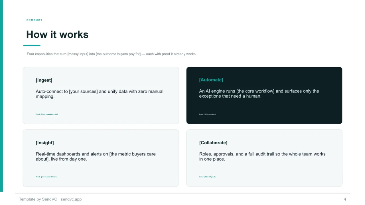 Seed Metrics — B2B SaaS Pitch Deck Template — slide 4